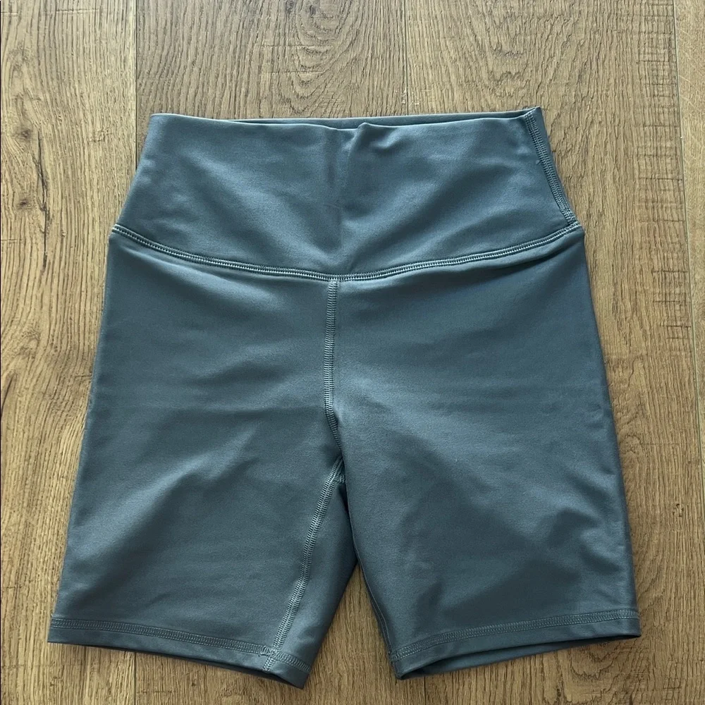 NWOT YPB Women's High-Rise Bike Shorts in Gray Size S